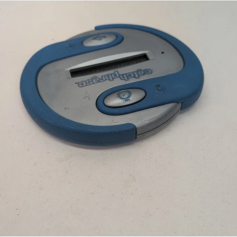 Hasbro Catch Phrase Electronic Handheld Game 2000 Blue Tested Working 41461